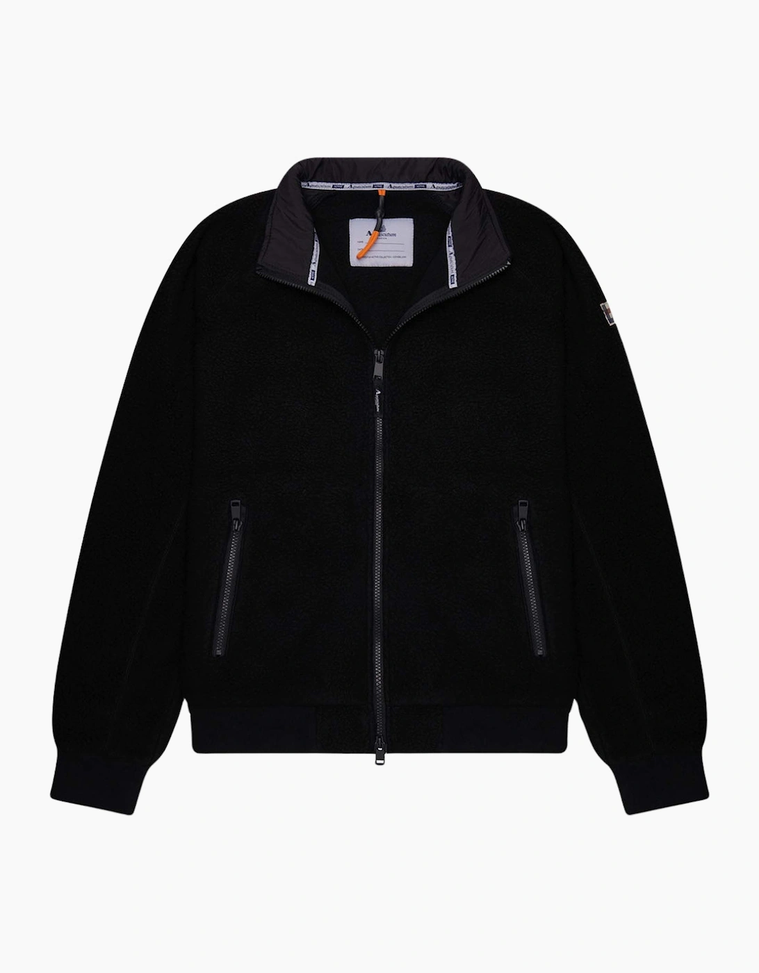 Men's Aquascutum Active One Black Sherpa Jacket - Size: 44/Regular