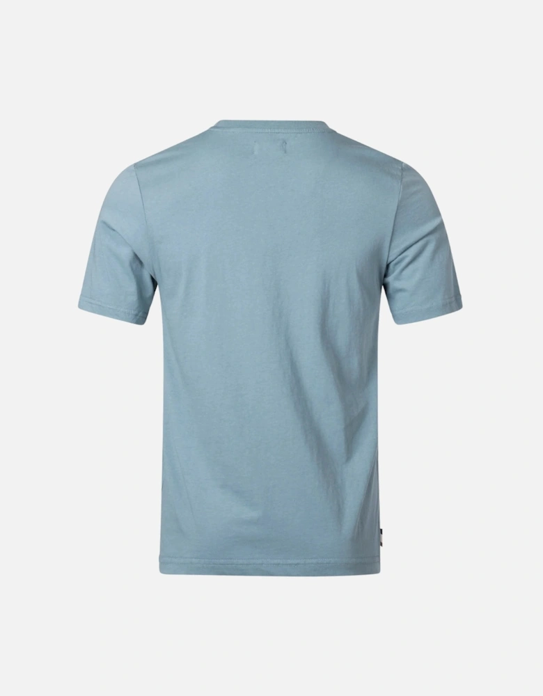Aquascutum Active Check Pocket Blue T-Shirt