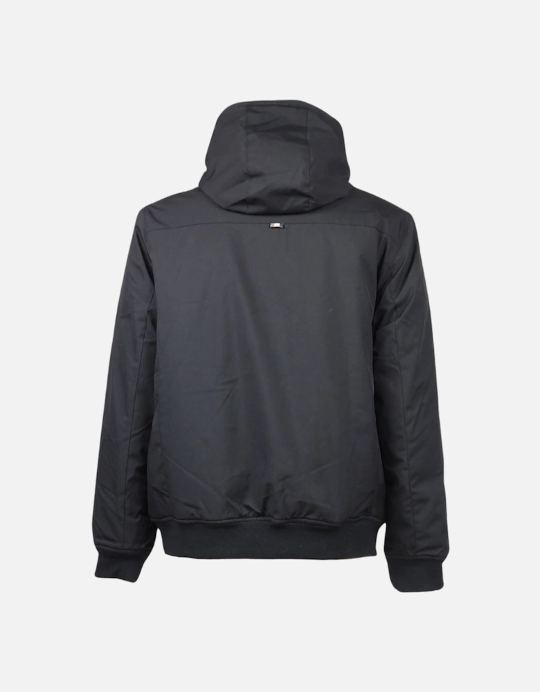 Aquascutum Active Black Hooded Jacket