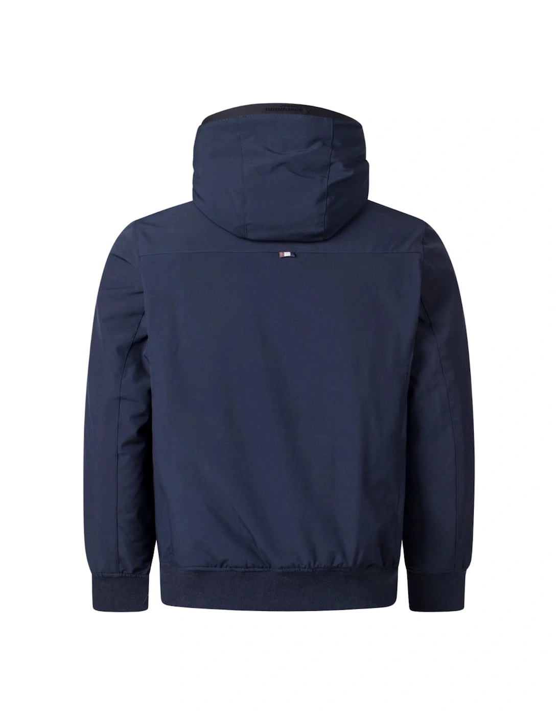 Aquascutum Active Plain Hooded Navy Blue Jacket