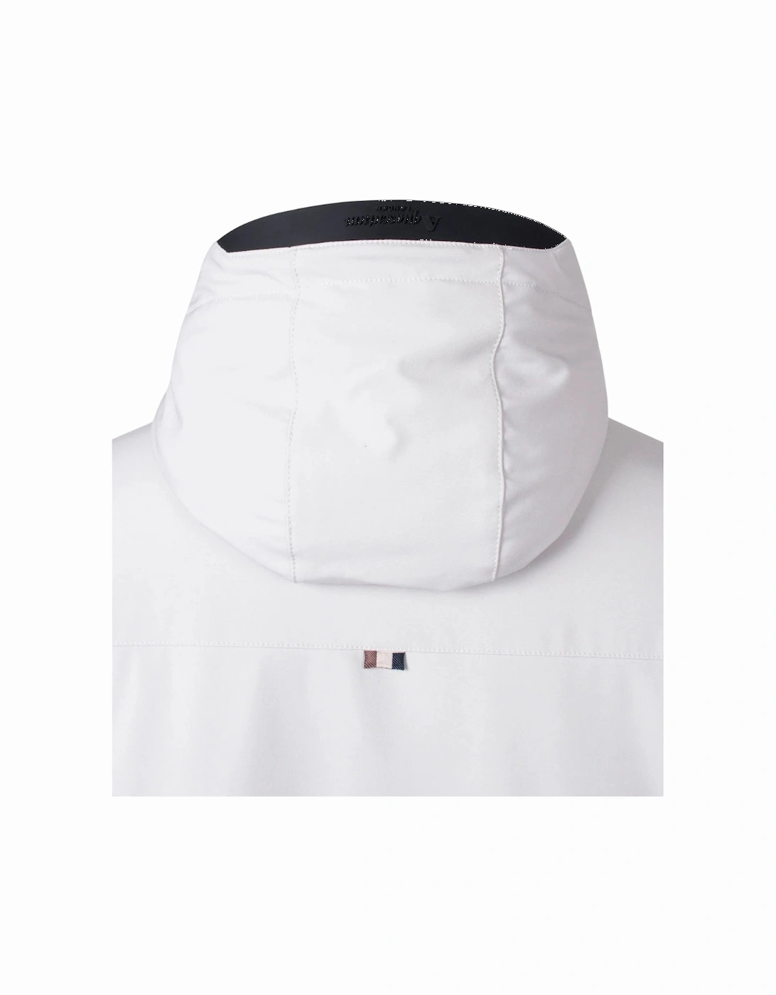 Aquascutum Active Shell Mid White Parka Jacket
