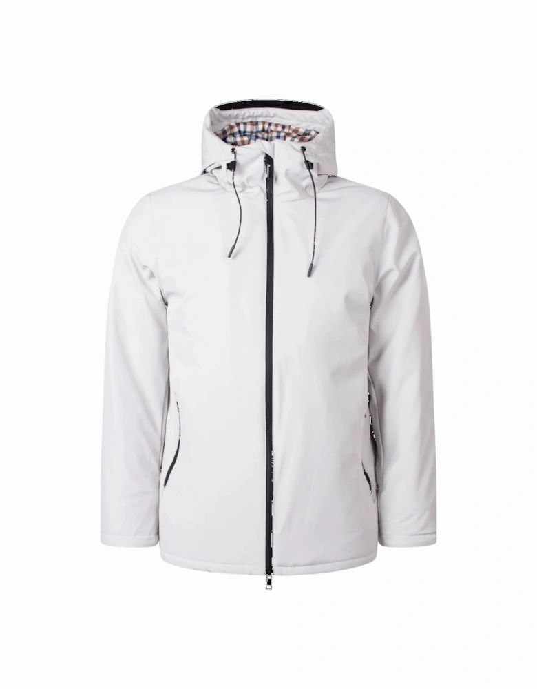 Aquascutum Active Shell Mid White Parka Jacket