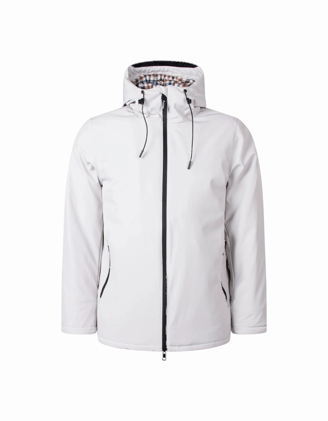 Aquascutum Active Shell Mid White Parka Jacket, 5 of 4
