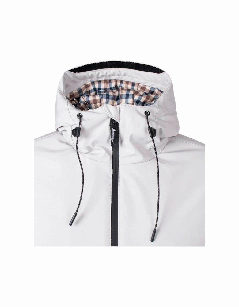Aquascutum Active Shell Mid White Parka Jacket