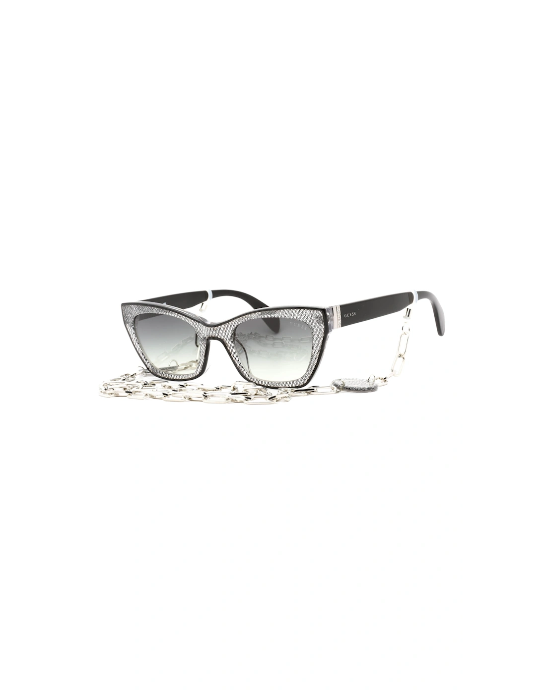 Guess Men's Black Shiny / Gradient Smoke Sunglasses - Size: One Size