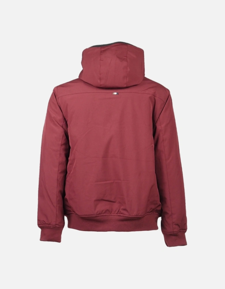 Aquascutum Active Hooded Burgundy Jacket