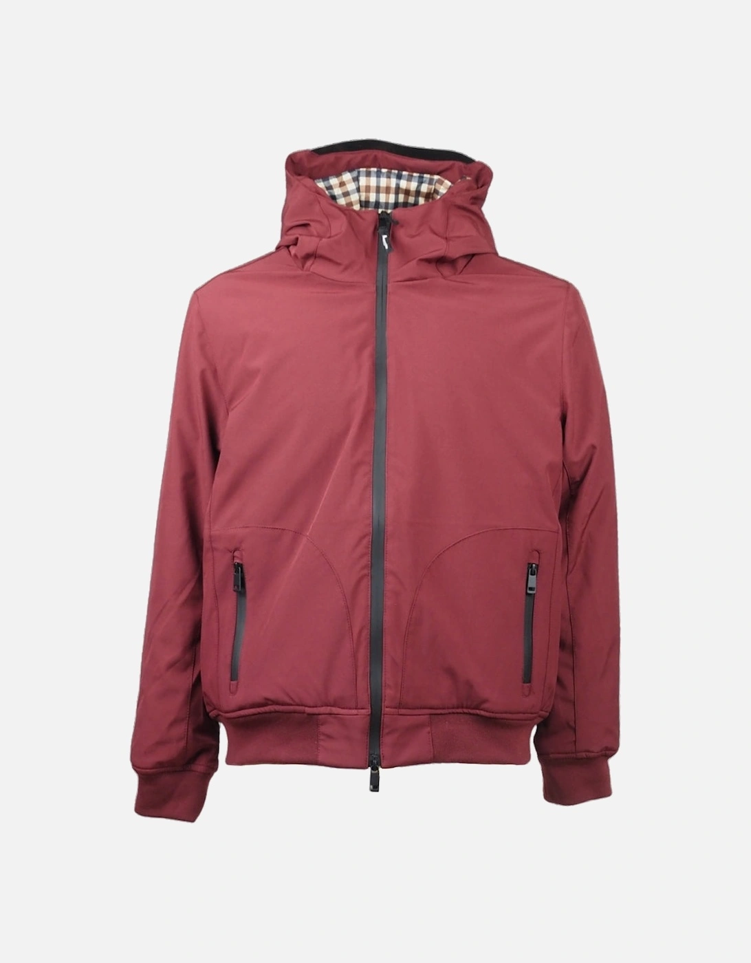 Aquascutum Active Hooded Burgundy Jacket, 4 of 3