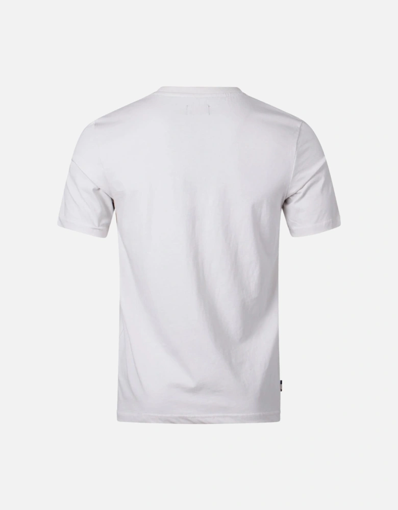 Aquascutum Active Check Pocket White T-Shirt