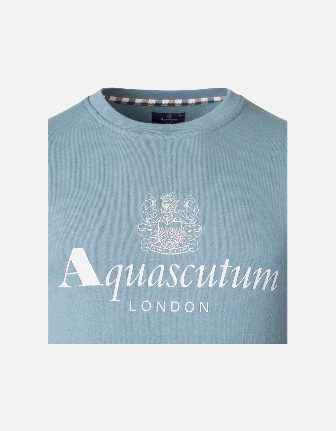 Aquascutum Active Big Logo Blue Sweatshirt