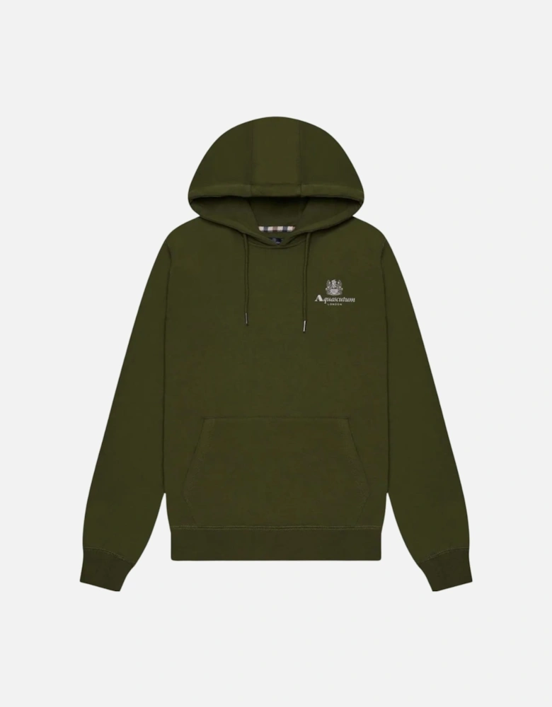 Aquascutum Active Big Logo Green Hoodie