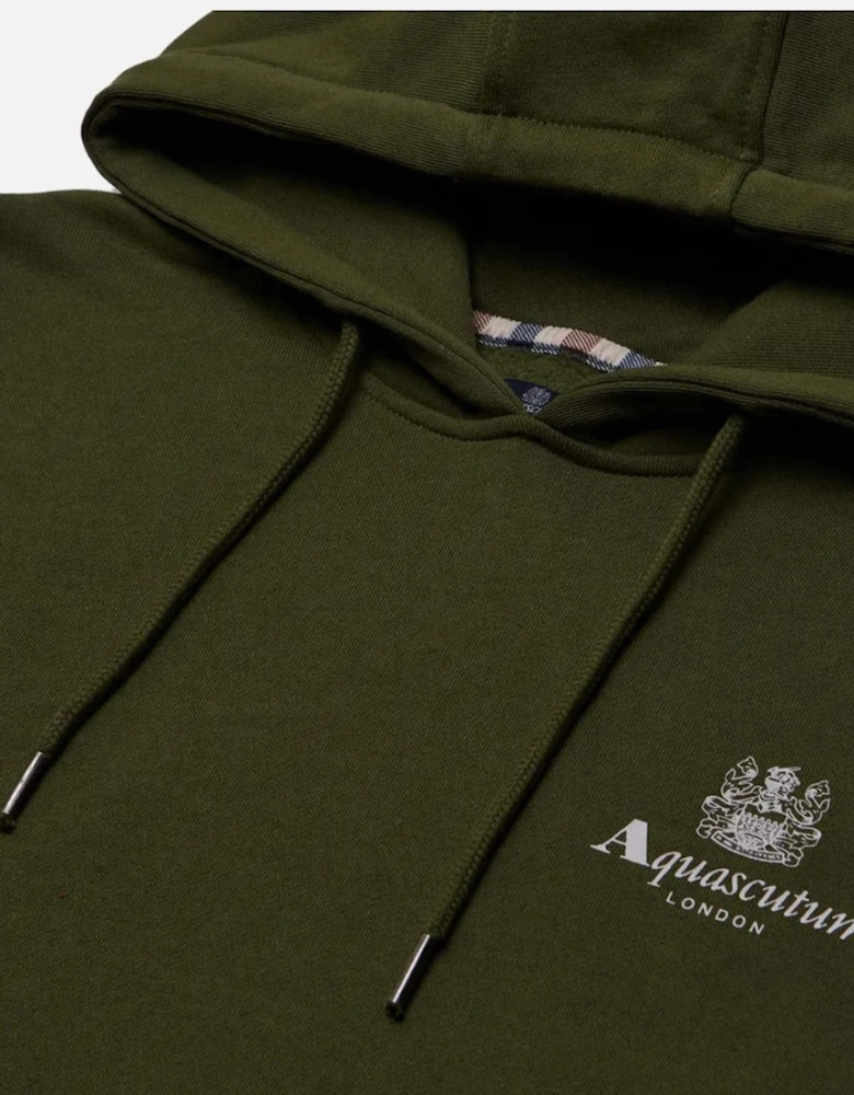 Aquascutum Active Big Logo Green Hoodie