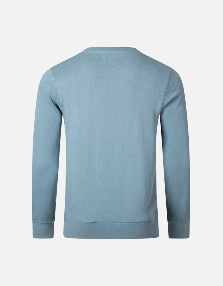 Aquascutum Active Small Logo Blue Sweatshirt