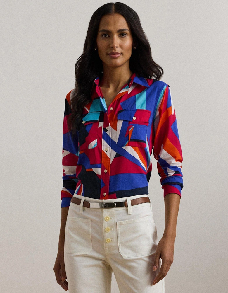 Courtenay Long Sleeve Shirt - Blue