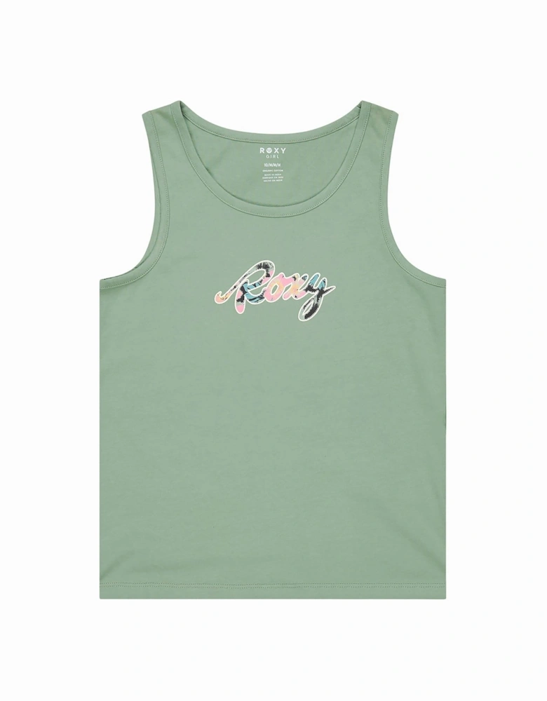 Girls There Is Life Tank Top - Green