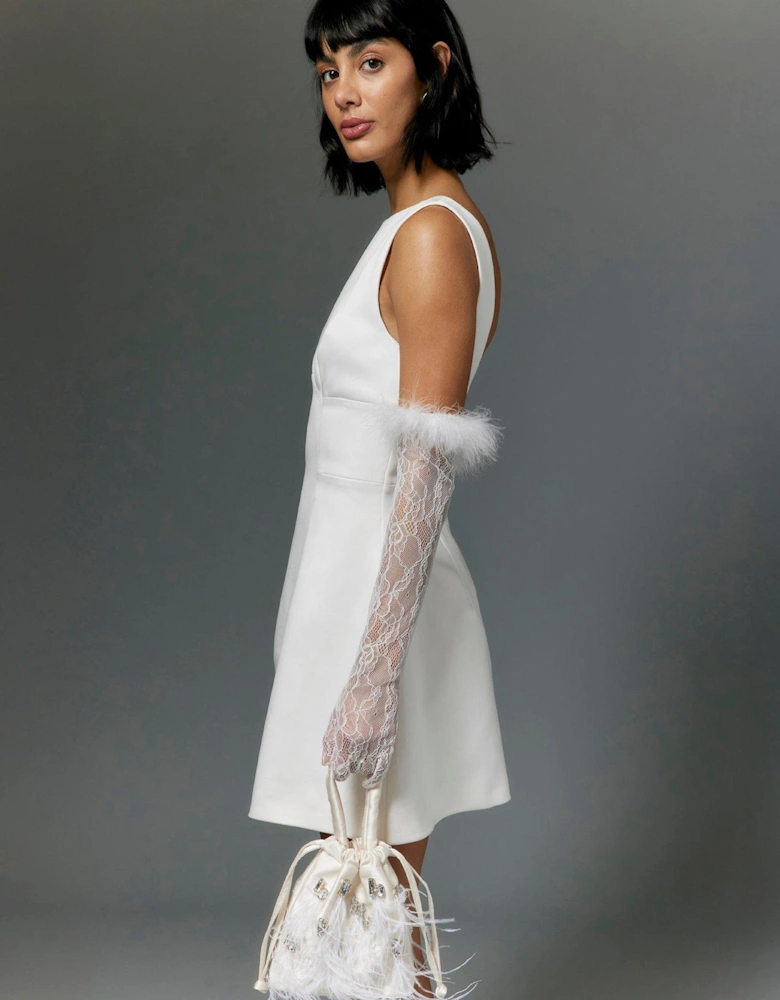 Shift Mini Dress - White
