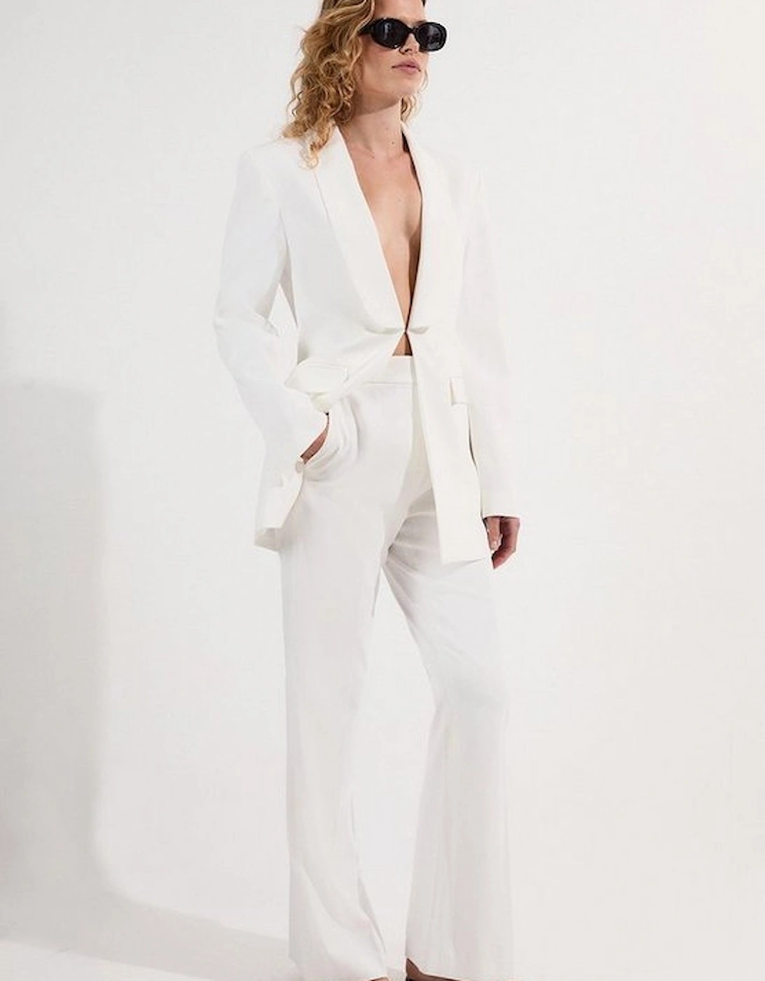 Polished Tailored Kick Flare Trouser, 4 of 3