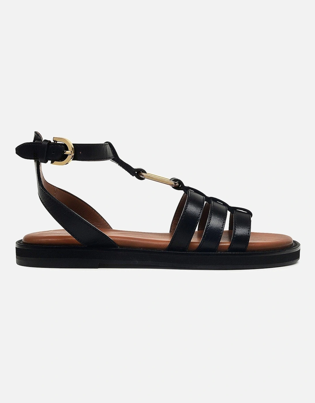Fore Street Gladiator Sandal Black, 2 of 1