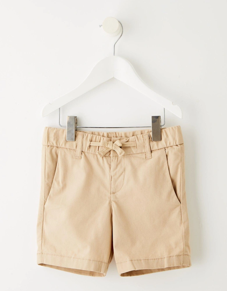 Younger Boys Jaiden Hybrid Jogger Shorts - Oxford Tan