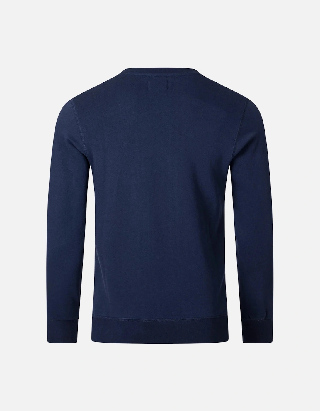 Aquascutum Active Small Logo Navy Blue Sweatshirt
