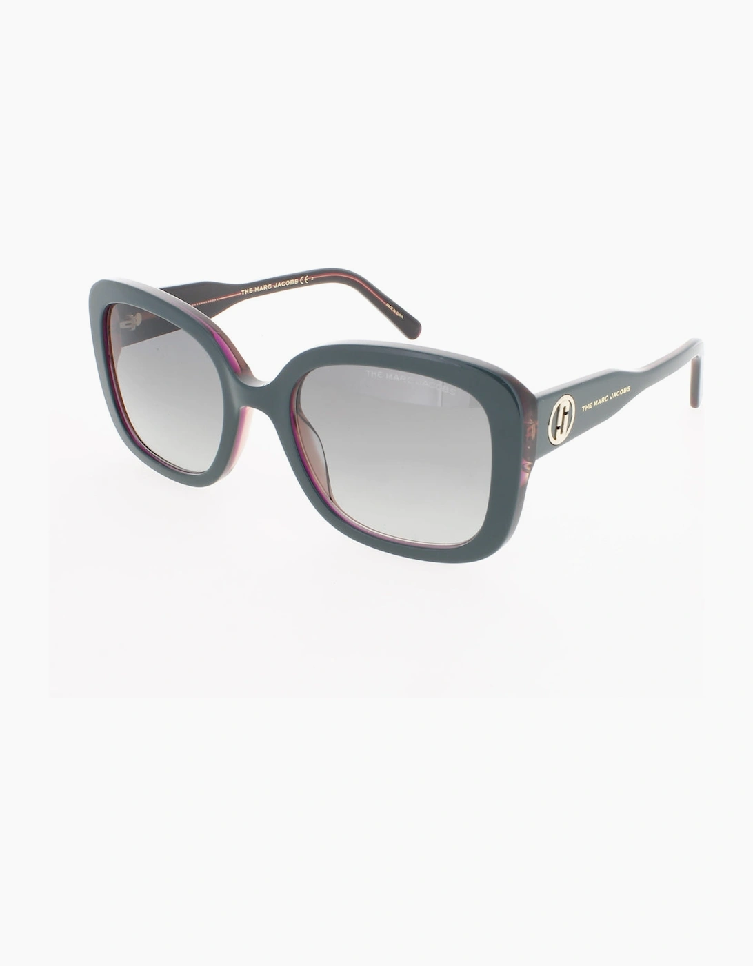 Women's Marc Jacobs Teal Green Framed Sunglasses - Size: ONE size