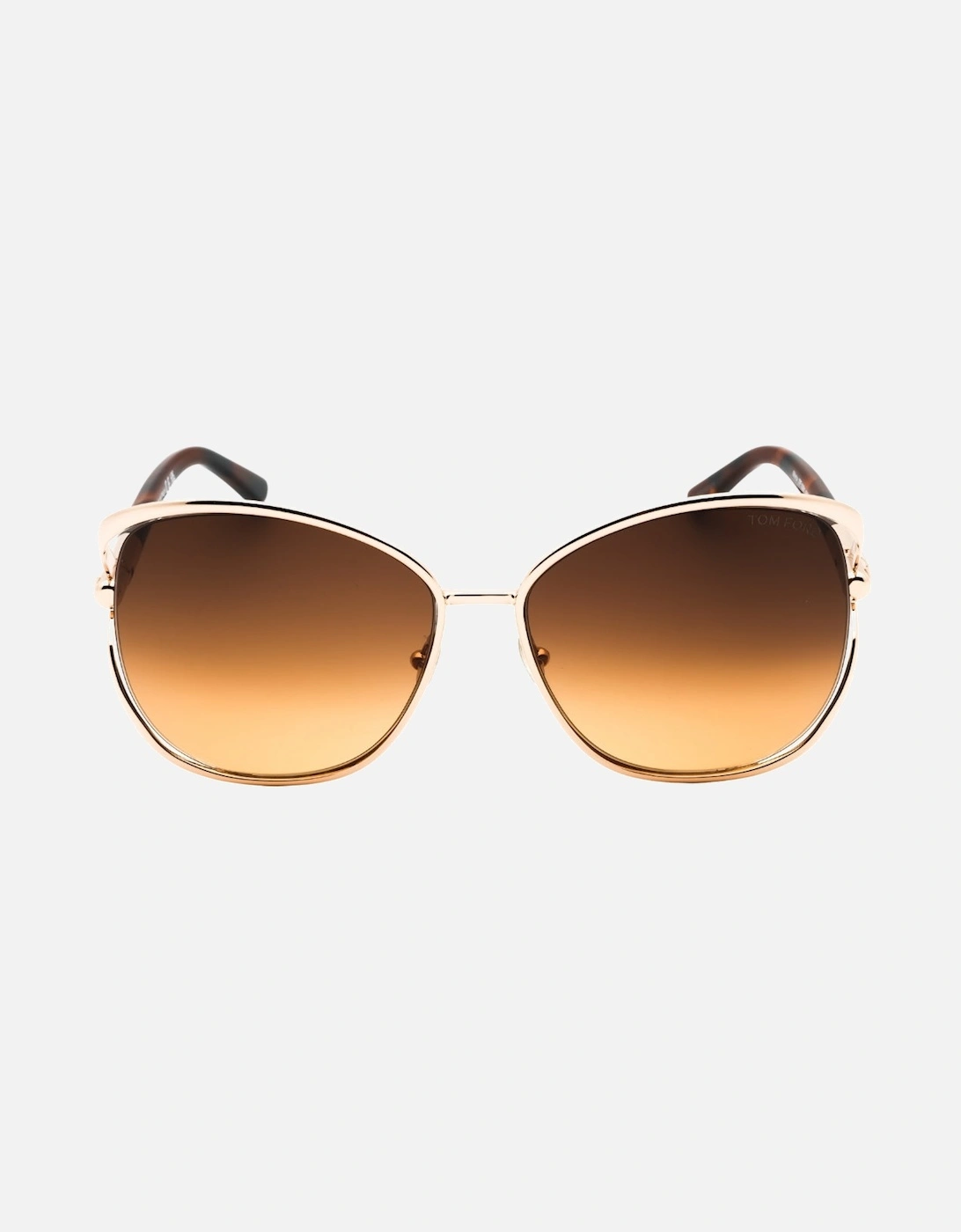 Marta Shiny Rose Gold Sunglasses