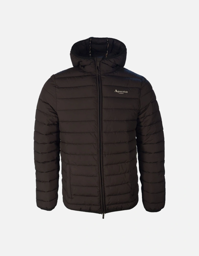 Aquascutum Active 100GR Hooded Black Jacket