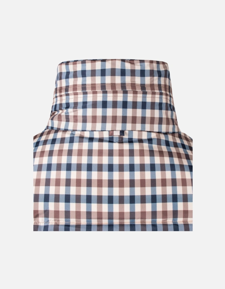 Aquascutum Active Puffer Beige Check Jacket