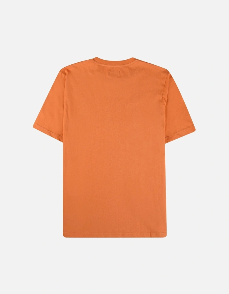 Aquascutum Active Big Logo Orange T-Shirt