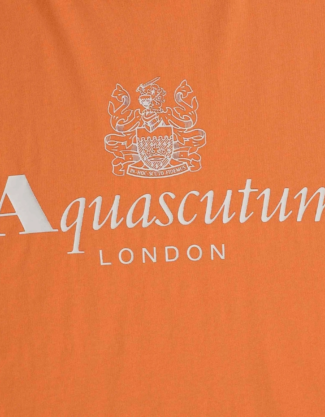 Aquascutum Active Big Logo Orange T-Shirt