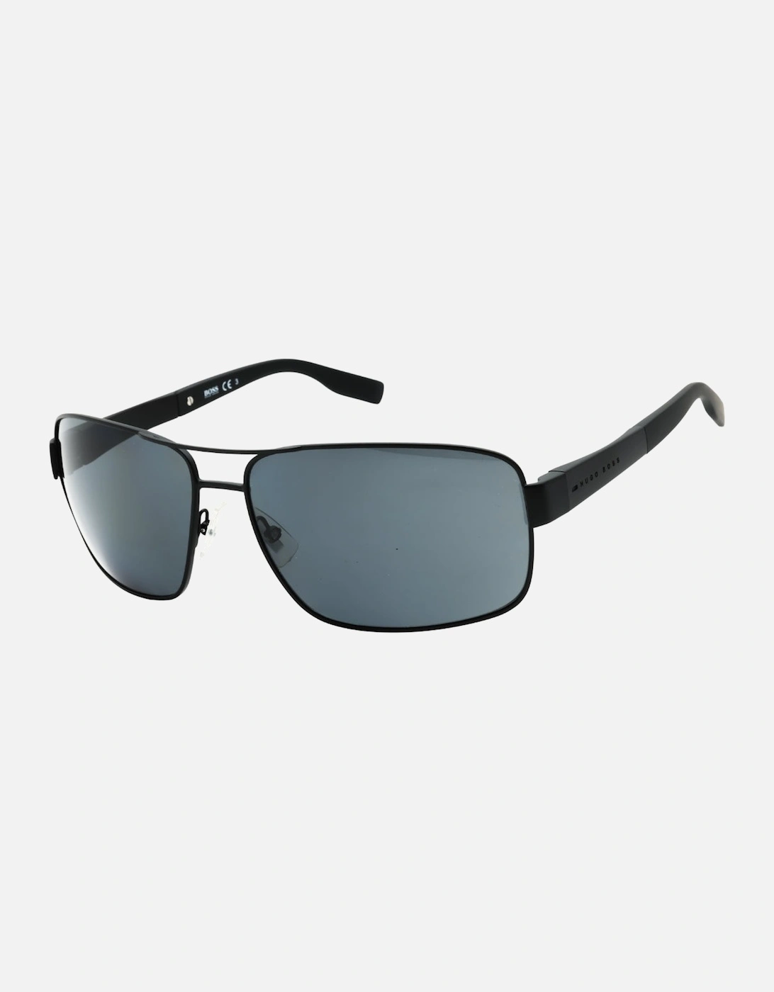 Matte Black AH Gray Polarized Lensed Sunglasses, 3 of 2