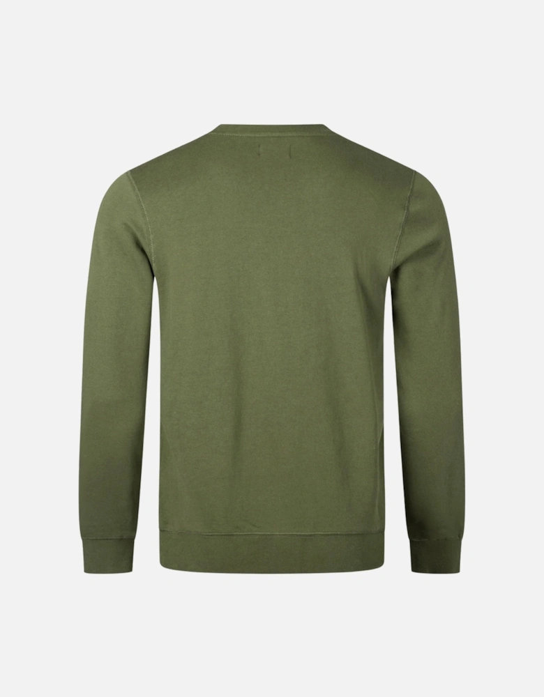 Aquascutum Active Small Logo Green Sweatshirt