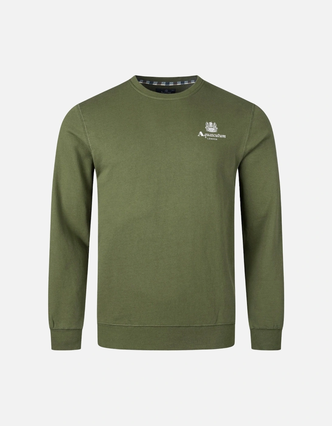 Aquascutum Active Small Logo Green Sweatshirt, 4 of 3