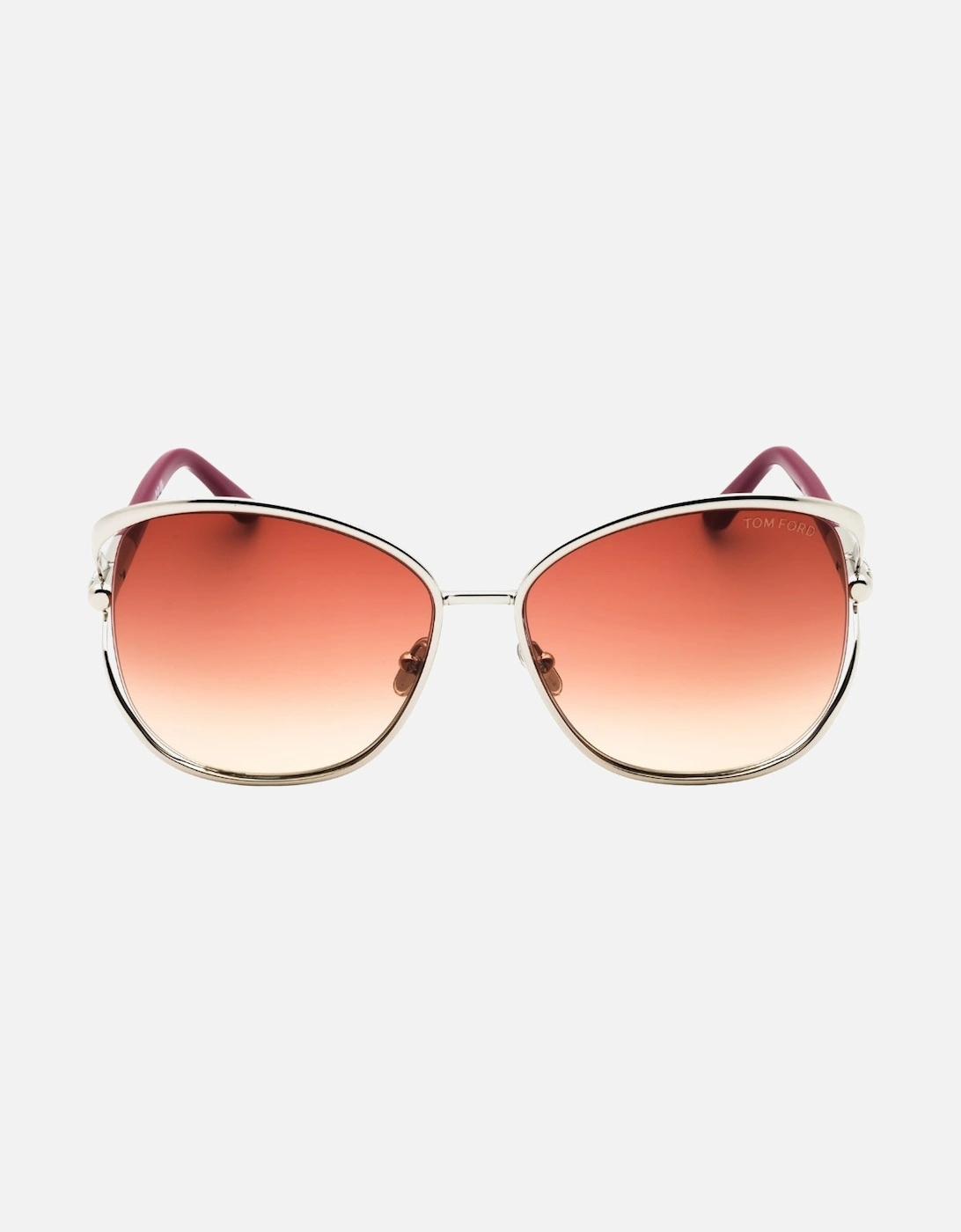 Marta Shiny Palladium Silver Sunglasses