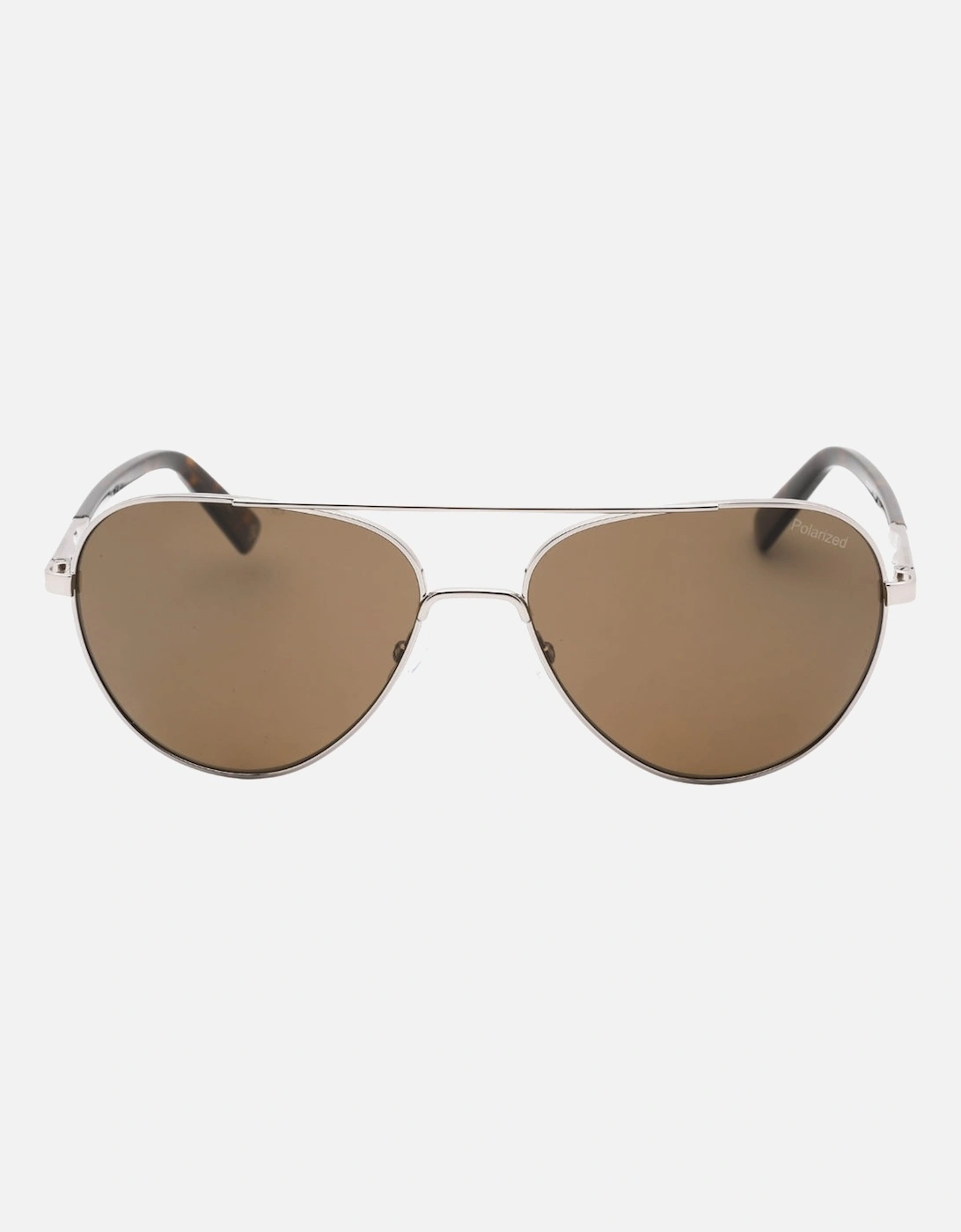 Bronze PZ Lensed Ruthenium Silver Sunglasses
