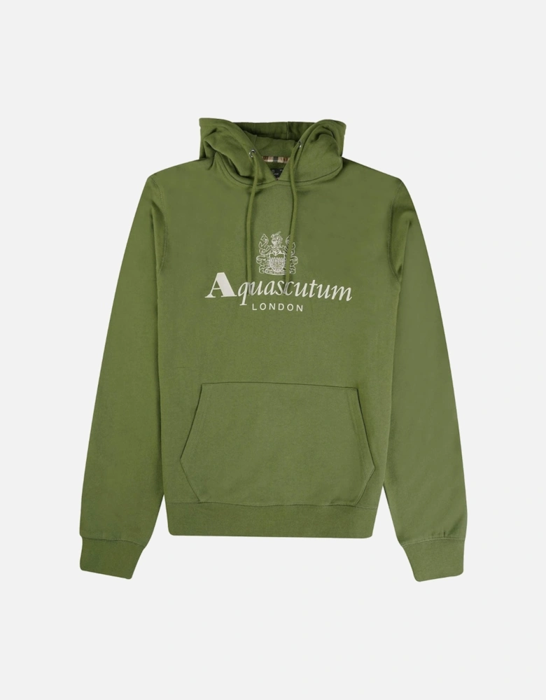Aquascutum Active Big Logo Green Hoodie