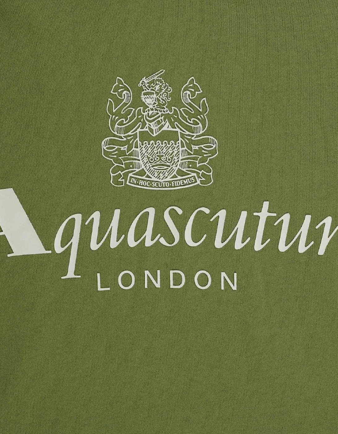 Aquascutum Active Big Logo Green Hoodie