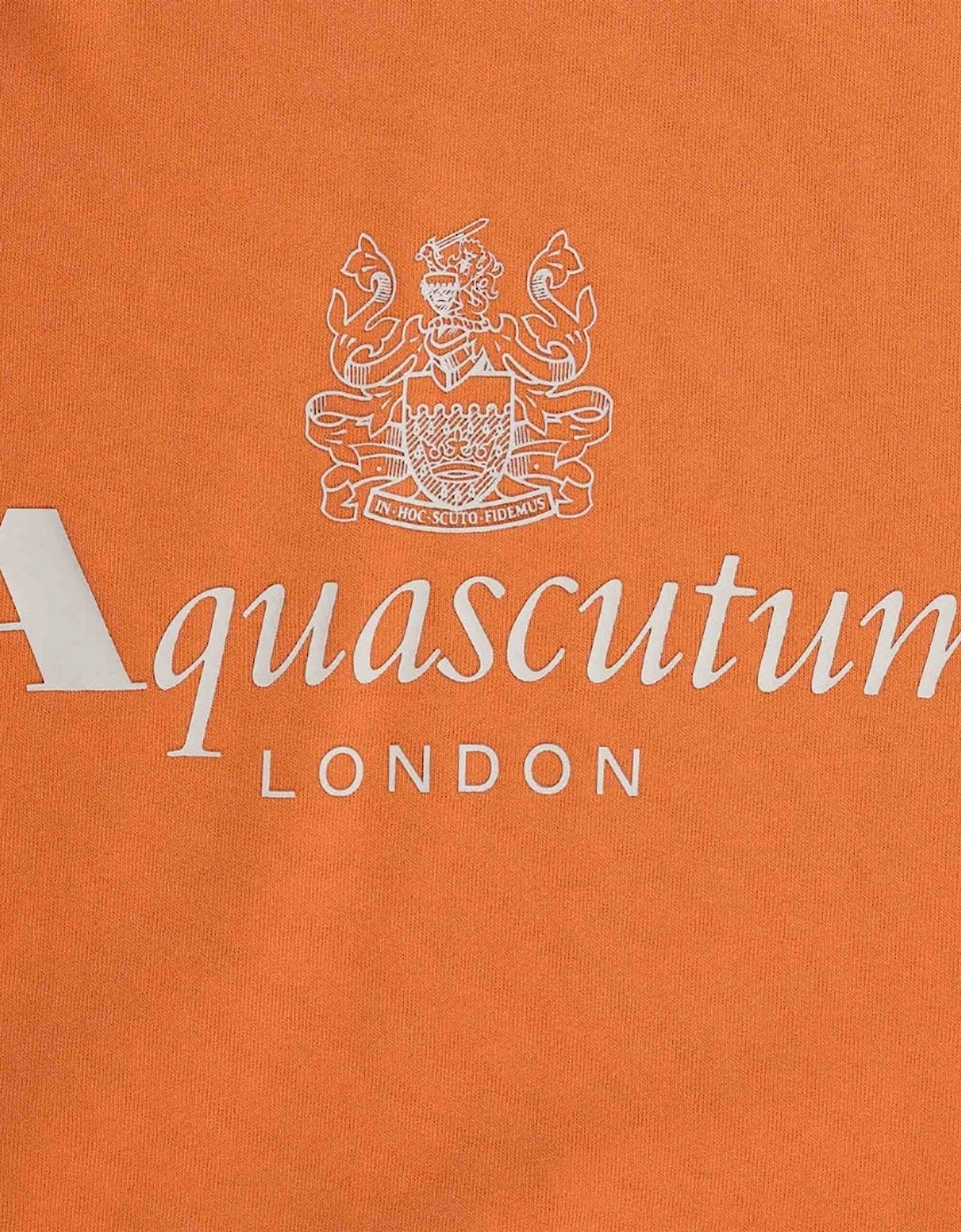 Aquascutum Active Big Logo Orange Sweatshirt