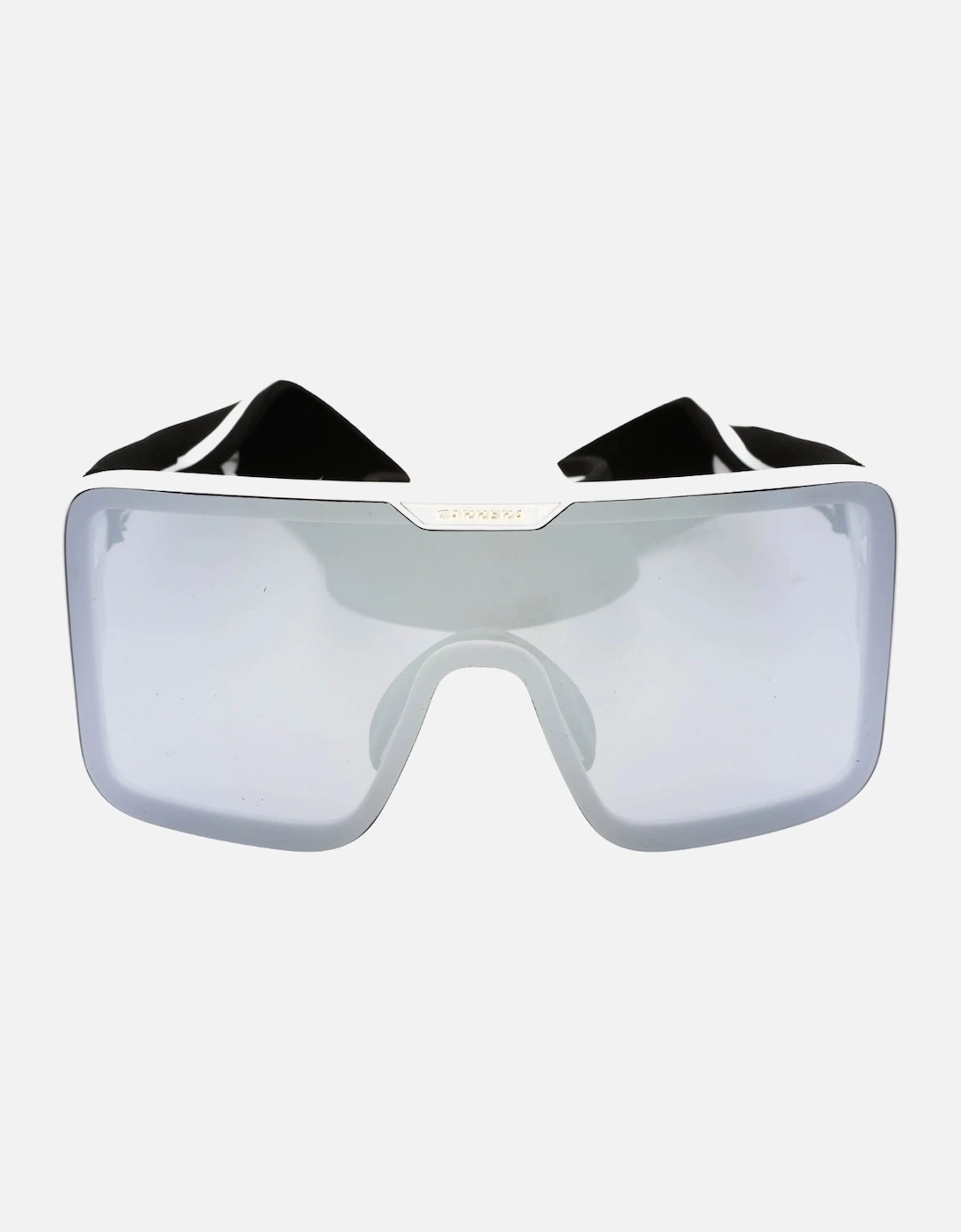 Flagab15 Large Framed White Sunglasses