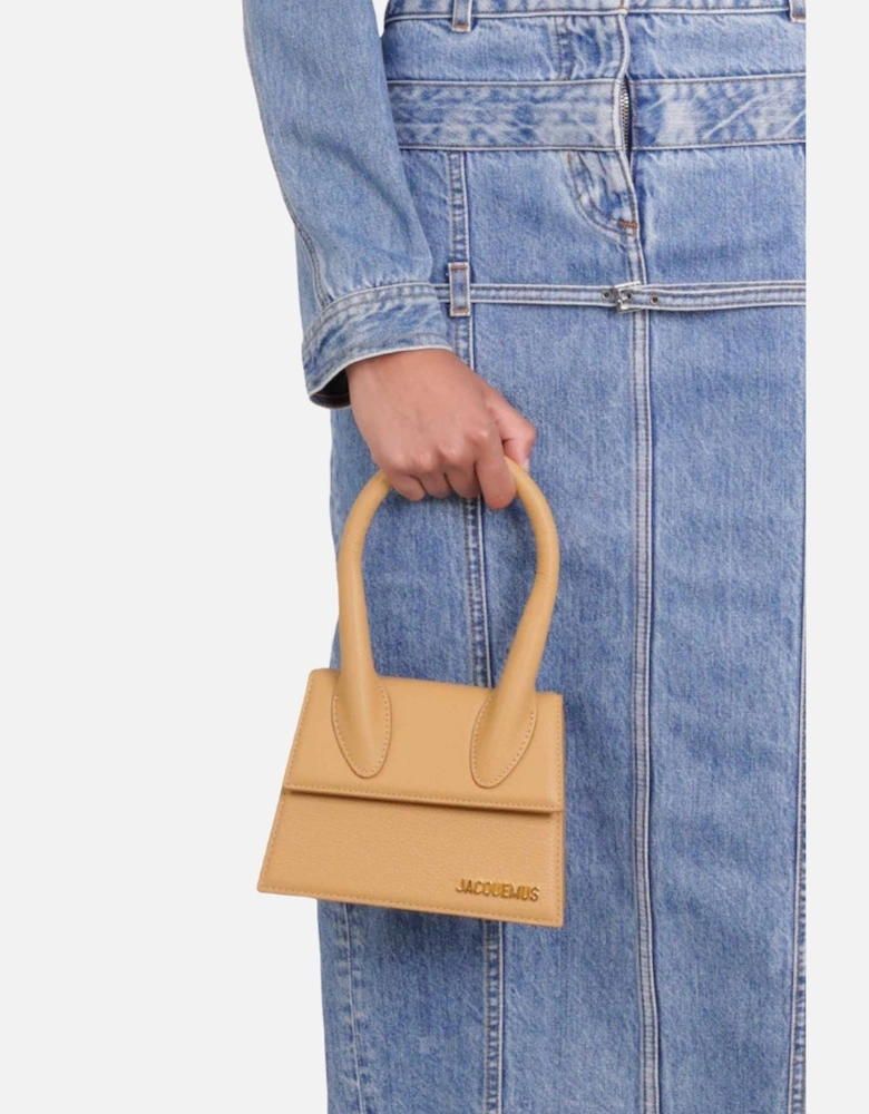Le Chiquito Moyen Camel Brown Bag