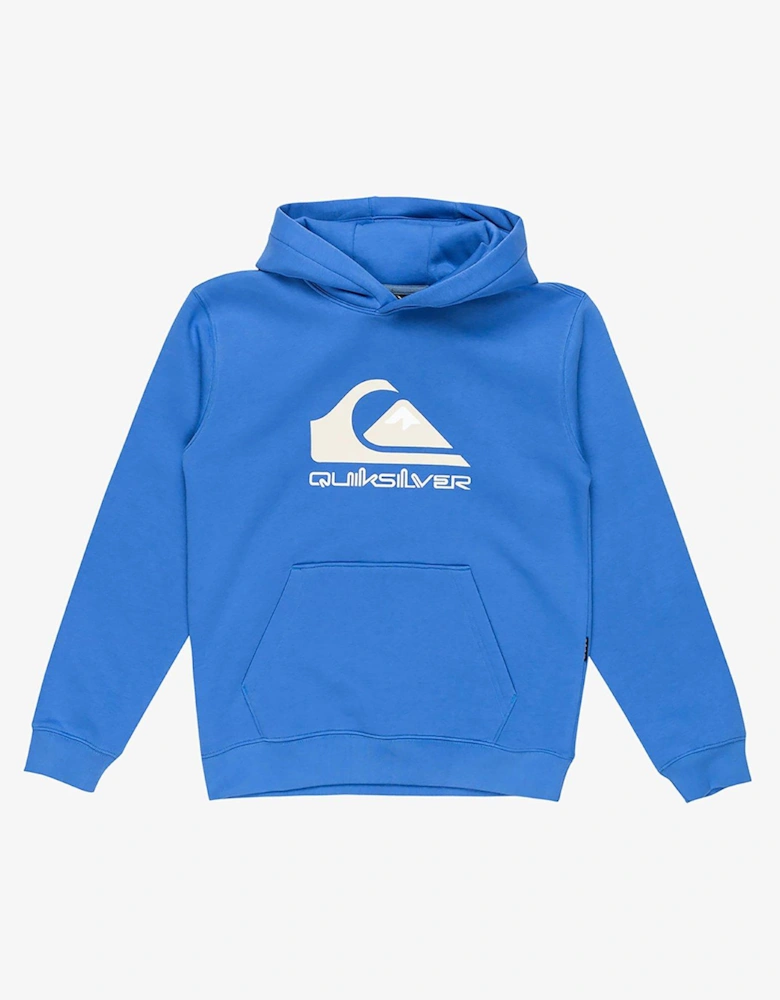 Boys Big Logo Hoodie - Blue