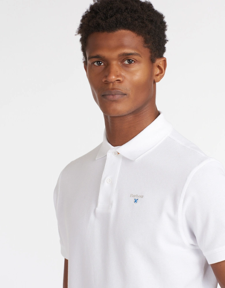 Sports Polo Shirt - White