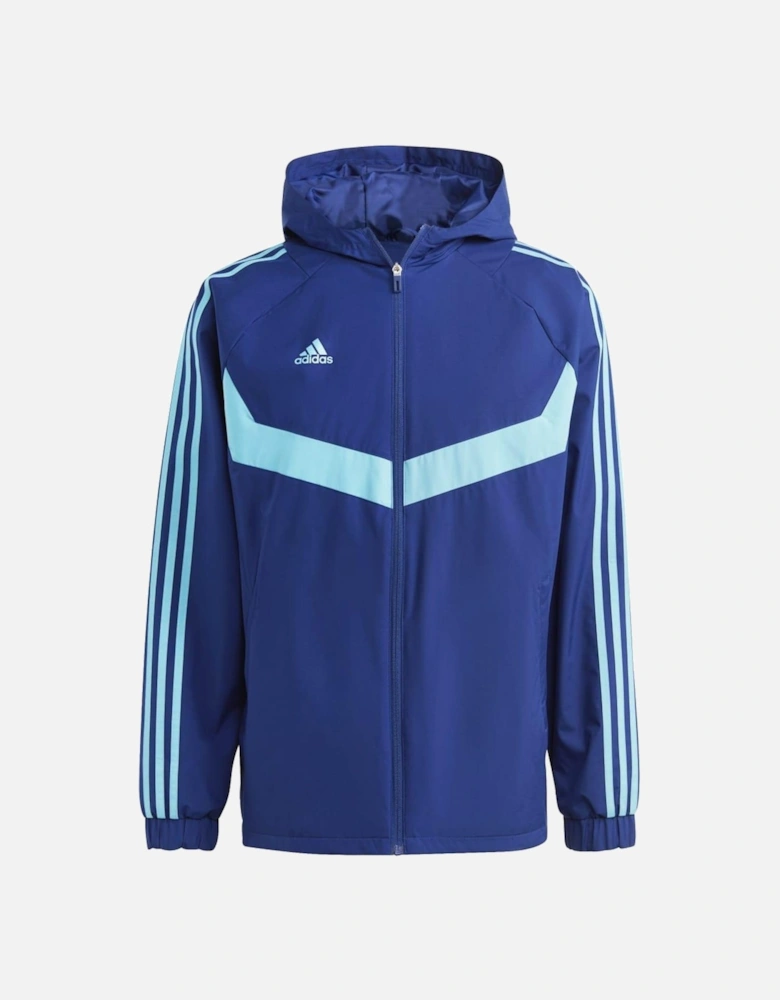 Tiro Hooded Windbreaker Jacket Blue