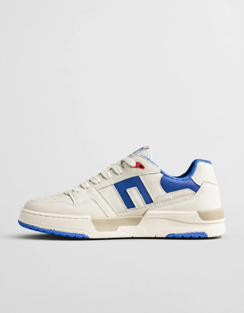 Brookpal Sneaker - Off White / Greece Blue