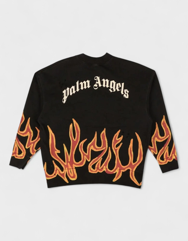 GD Graffiti Flames Crewneck