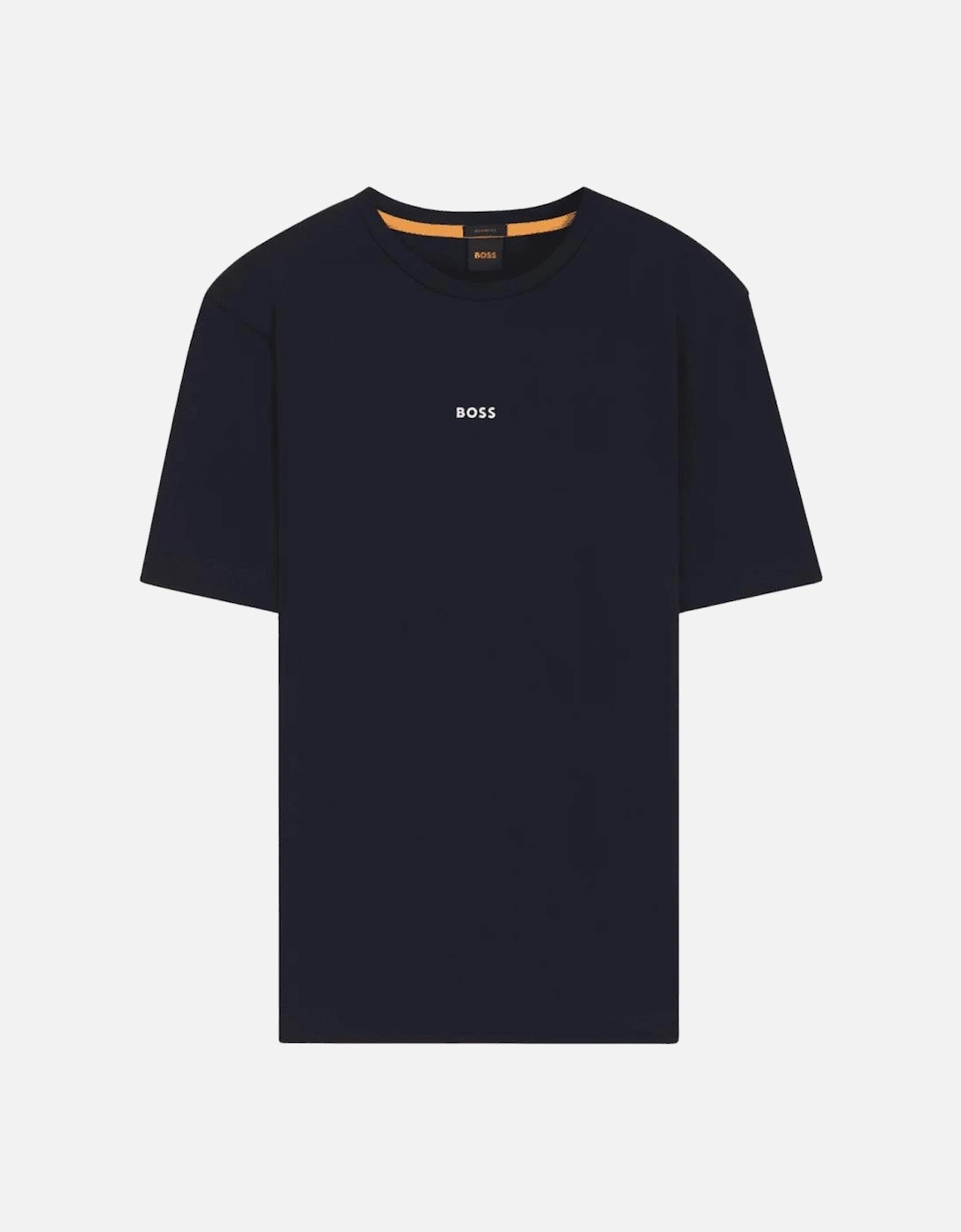 T-Chup Logo Print Relaxed Fit Dark Blue T-Shirt, 5 of 4