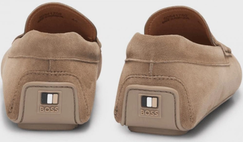 Noel_Mocc Suede Moccasin Beige Loafers