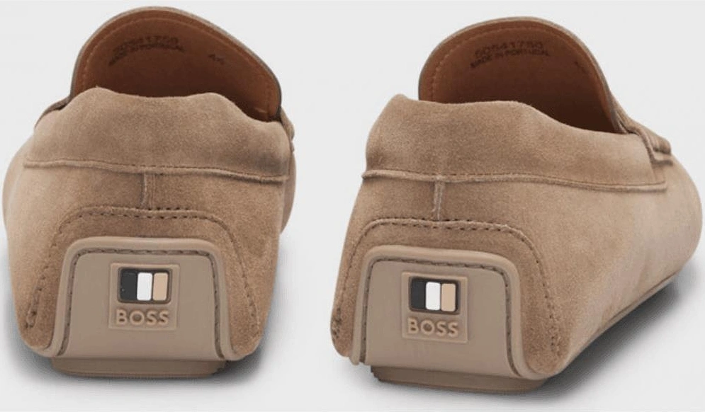Noel_Mocc Suede Moccasin Beige Loafers