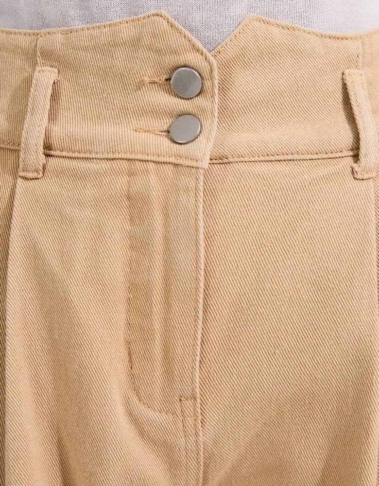 Denim Wide Leg Trousers