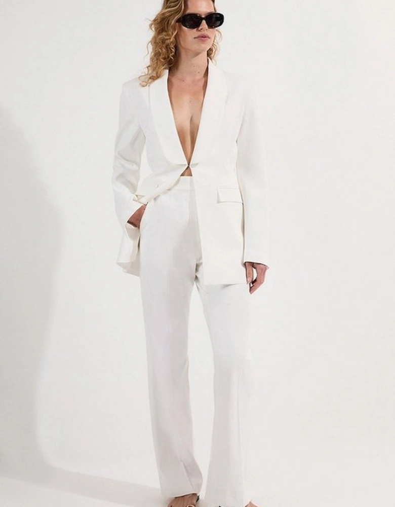 Polished Tailored Single Breasted Blazer