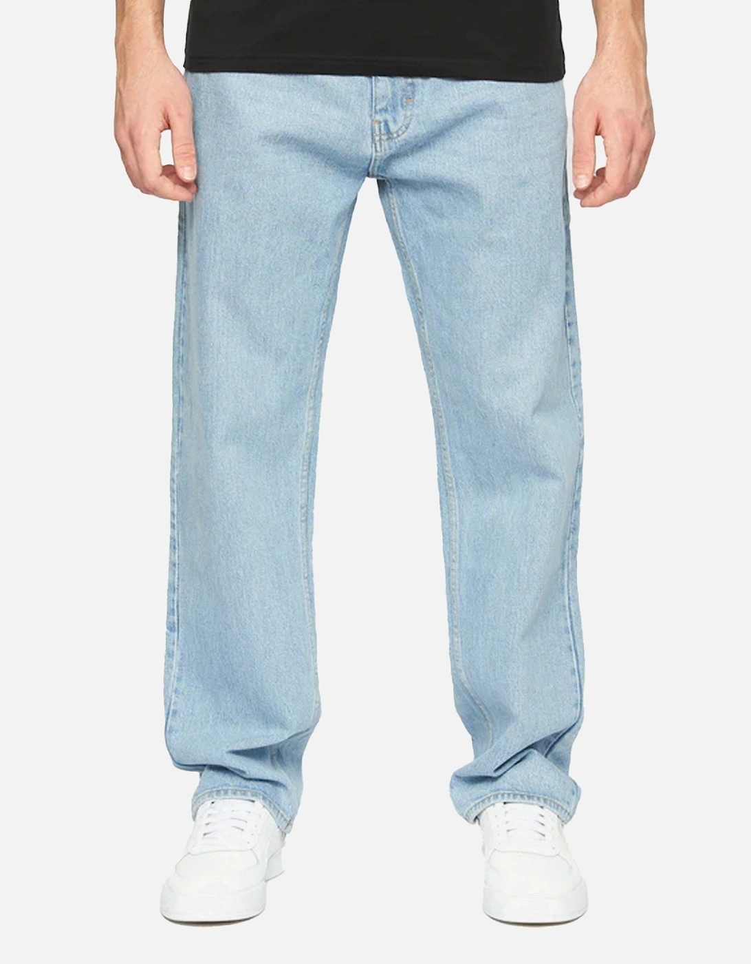 Mens Tillman Stone Wash Baggy Jeans, 4 of 3